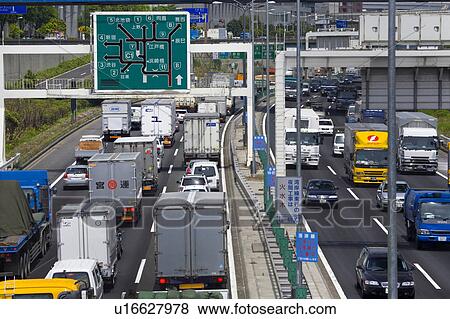 Stock Photo - Traffic jam. Fotosearch