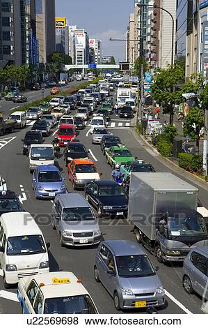 Stock Photo - Traffic jam. Fotosearch
