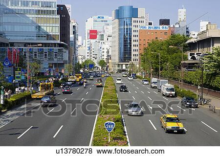 Aoyama-dori View Large Photo Image Stock Photo - Aoyama-dori. Fotosearch