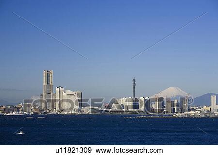 Minatomirai View Large Photo Image Stock Photo - Minatomirai. Fotosearch