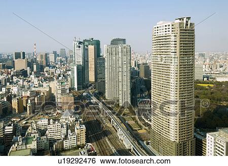 Stock Photograph - Shiodome. Fotosearch
