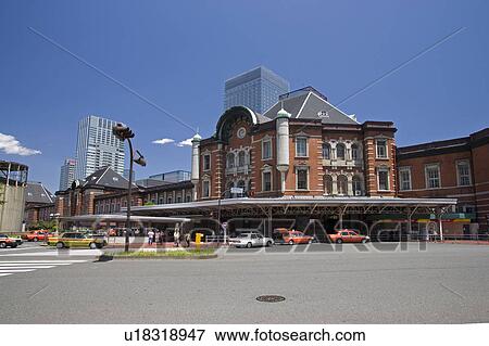 Stock Photo - Tokyo station. Fotosearch