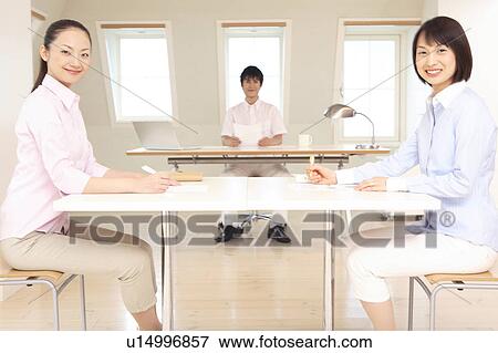 Stock Photo - Image of Japanese office. Fotosearch