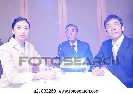 Scene of meeting View Large Photo Image Stock Photo - Scene of meeting. Fotosearch