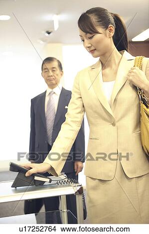 Picture - Chief executive officer and secretary. Fotosearch