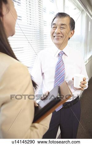 Stock Image - Chief executive officer and secretary. Fotosearch