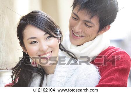 Picture - Portrait of Japanese couple. Fotosearch