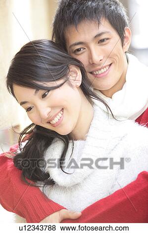 Stock Photo - Portrait of Japanese couple. Fotosearch