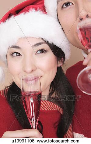 Stock Photograph - Portrait of Japanese couple. Fotosearch