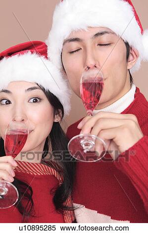 Stock Photography - Portrait of Japanese couple. Fotosearch