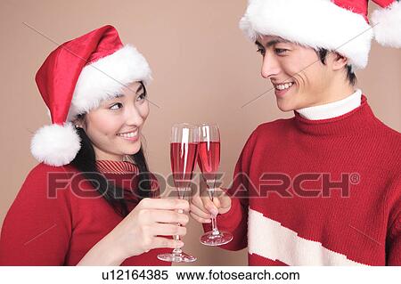 Stock Photography - Portrait of Japanese couple. Fotosearch