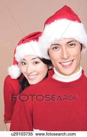 Stock Photography - Portrait of Japanese couple. Fotosearch