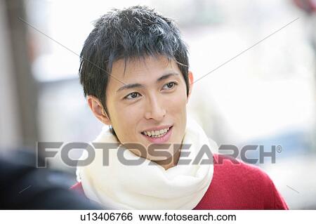 Portrait of Japanese young man View Large Photo Image Stock Photograph - Portrait of Japanese young man. Fotosearch