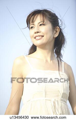 Portrait of Japanese woman View Large Photo Image Stock Image - Portrait of Japanese woman. Fotosearch