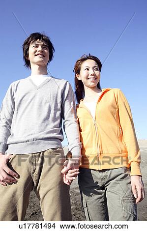 Japanese couple in Enoshima View Large Photo Image Picture - Japanese couple in Enoshima. Fotosearch