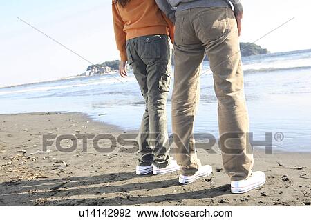 Stock Image - Japanese couple in Enoshima. Fotosearch