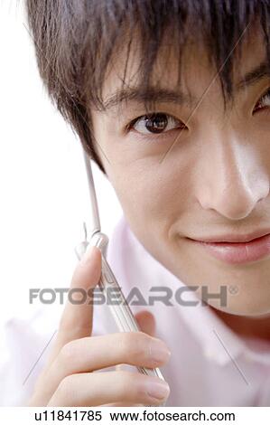 Smiling Japanese man View Large Photo Image Stock Photography - Smiling Japanese man. Fotosearch