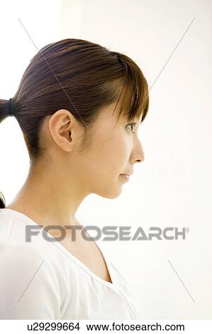 Profile of Japanese woman View Large Photo Image Picture - Profile of Japanese woman. Fotosearch