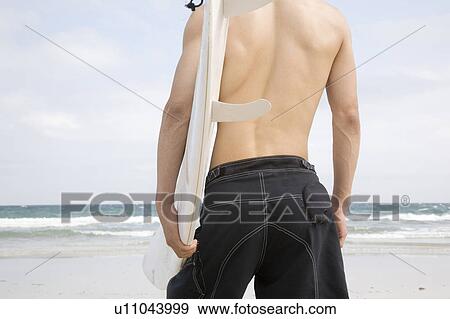 Stock Photo - Back figure of Japanese man. Fotosearch