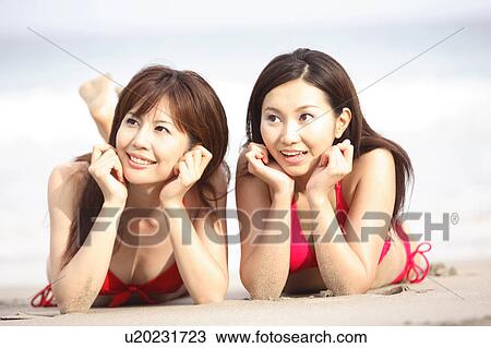 Japanese women in swimsuit View Large Photo Image Stock Image - Japanese women in swimsuit. Fotosearch
