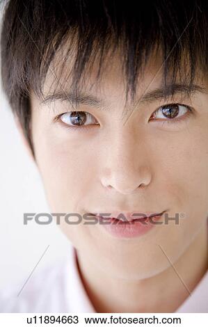 Portrait of young man View Large Photo Image Stock Image - Portrait of young man. Fotosearch