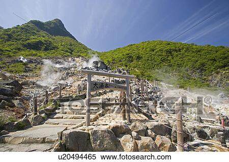 Stock Photography - Owakudani. Fotosearch