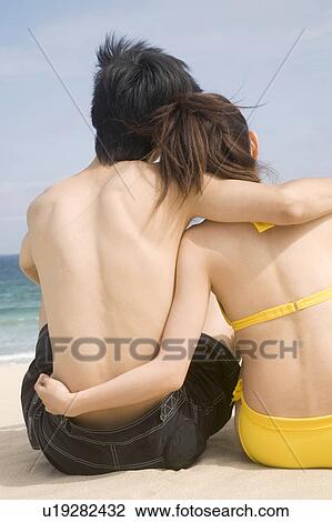 Back figure of Japanese couple View Large Photo Image Stock Image - Back figure of Japanese couple. Fotosearch