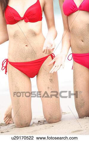 Stock Image - Women in swimsuit. Fotosearch