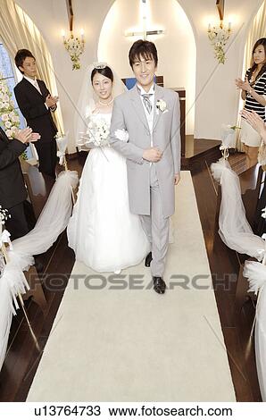 Stock Image - Bridal couple. Fotosearch