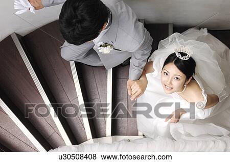 Stock Photo - Bridal couple. Fotosearch