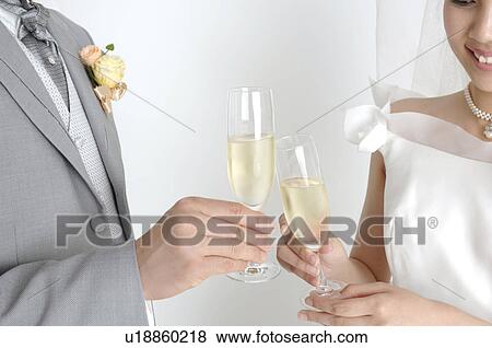 Stock Photo - Champagne glass. Fotosearch