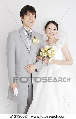 Portrait of bridal couple View Large Photo Image Picture - Portrait of bridal couple. Fotosearch
