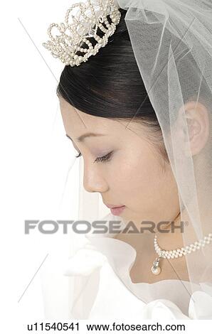 Portrait of bride View Large Photo Image Stock Image - Portrait of bride. Fotosearch