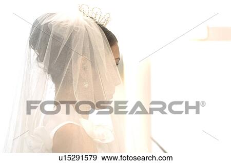 Stock Photo - Portrait of bride. Fotosearch