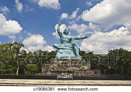 Nagasaki peace park View Large Photo Image Stock Image - Nagasaki peace park. Fotosearch