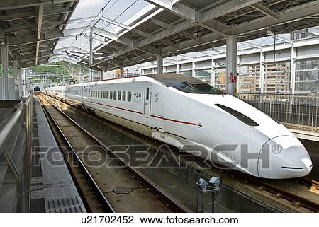 Shinkansen View Large Photo Image Stock Image - Shinkansen. Fotosearch