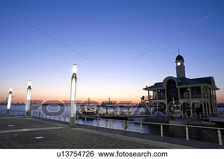 Stock Photograph - Floating pier. Fotosearch