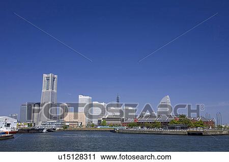 Minato Mirai View Large Photo Image Stock Image - Minato Mirai. Fotosearch