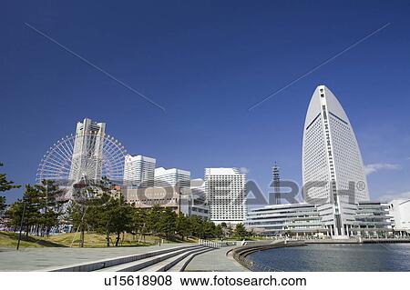 Minatomirai View Large Photo Image Stock Photo - Minatomirai. Fotosearch