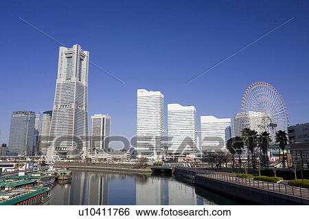 Stock Photograph - Minatomirai. Fotosearch