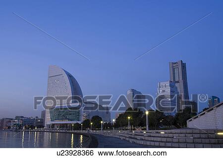 Stock Photograph - Minatomirai. Fotosearch