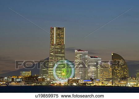 Minatomirai View Large Photo Image Stock Photography - Minatomirai. Fotosearch