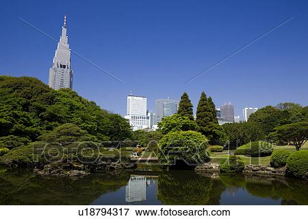 Stock Photo - Shinjukugyoen. Fotosearch