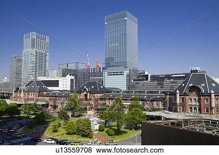 Tokyo station View Large Photo Image Stock Photo - Tokyo station. Fotosearch