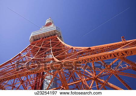 Tokyo tower View Large Photo Image Stock Photo - Tokyo tower. Fotosearch