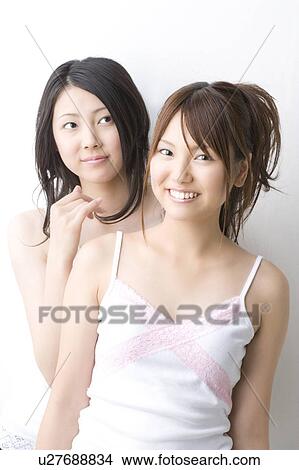 Picture - Portrait of Japanese women. Fotosearch