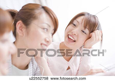 Portrait of Japanese women View Large Photo Image Stock Photo - Portrait of Japanese women. Fotosearch