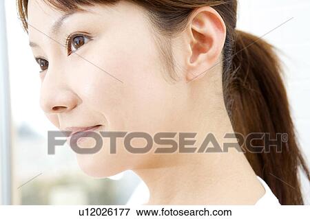 Portrait of woman View Large Photo Image Stock Photo - Portrait of woman. Fotosearch