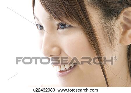 Smiling Japanese woman View Large Photo Image Stock Image - Smiling Japanese woman. Fotosearch