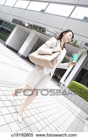 Business lady walking View Large Photo Image Stock Photography - Business lady walking . Fotosearch